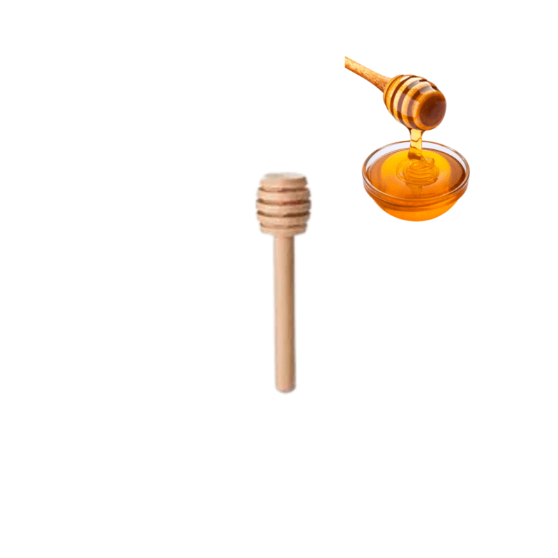 3" Wooden Honey Dipper