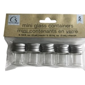 Mini Glass Containers (5 mL)