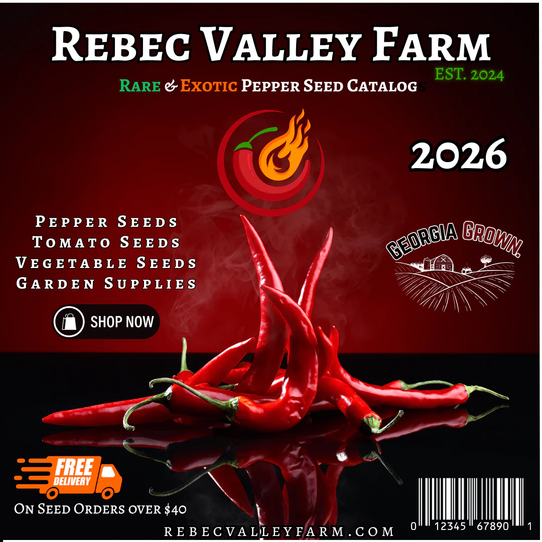 Rebec Valley Farm 2026 Rare and Exotic Pepper Seed Catalog