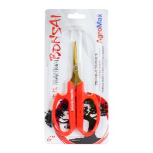 Argo Titanium Bonsai Trimmers - 6 Inch (Red)