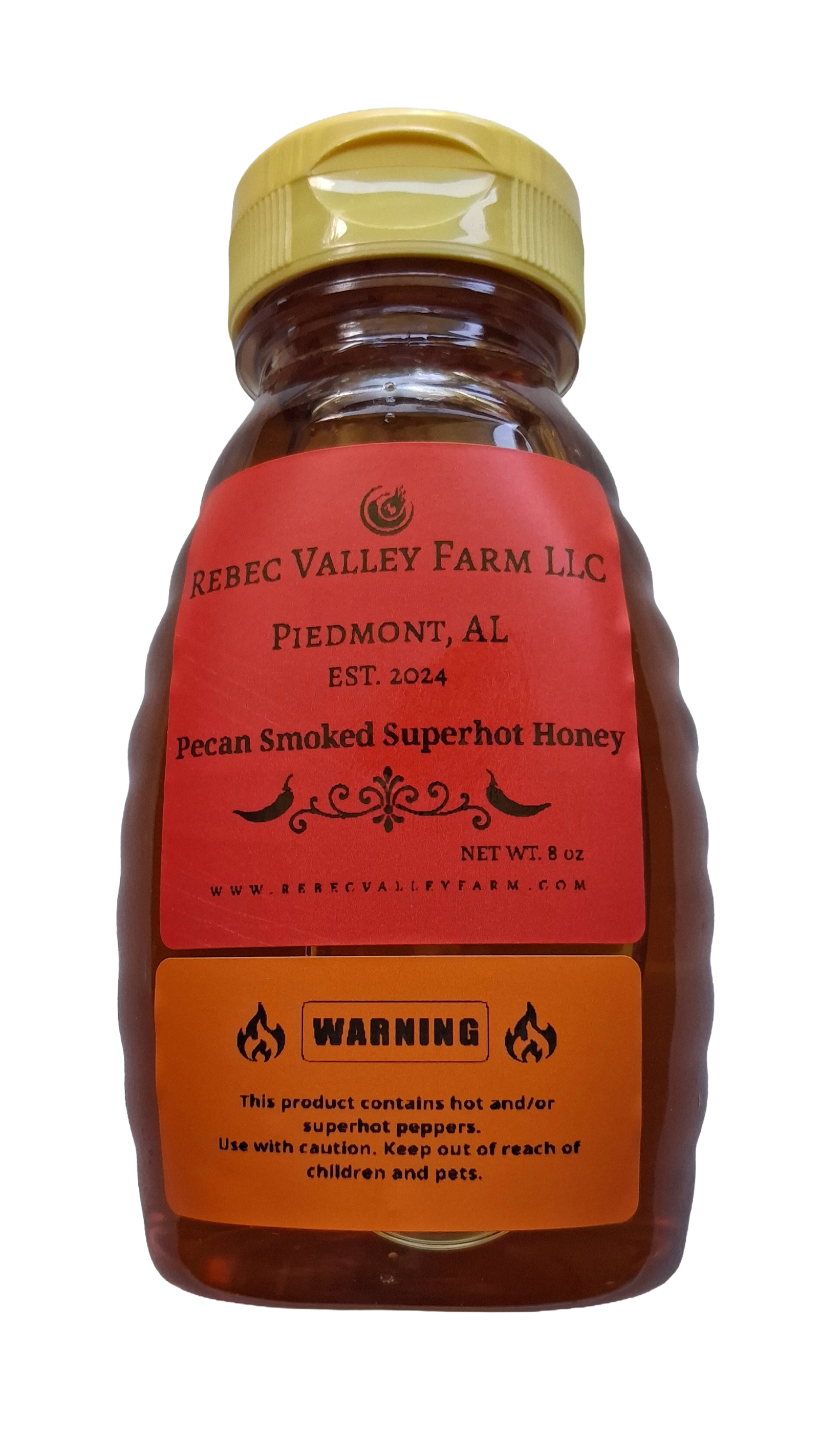 Pecan Smoked Superhot Honey