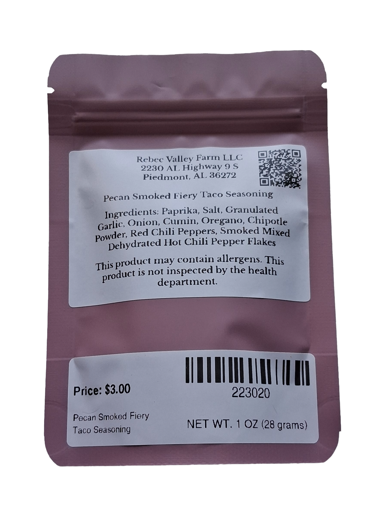 Pecan Smoked Fiery Taco Seasoning - Image 2