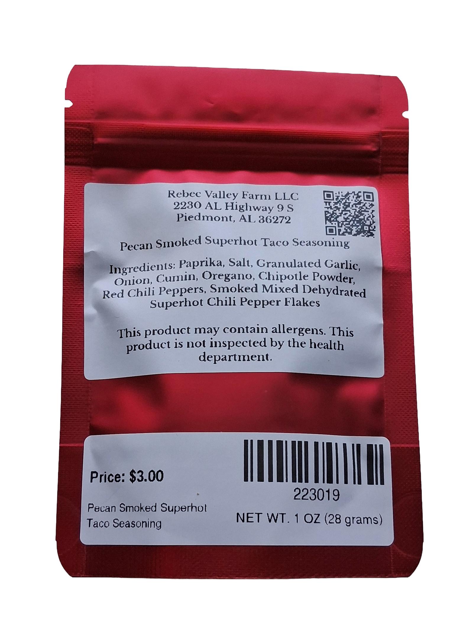 Pecan Smoked Superhot Taco Seasoning - Image 2