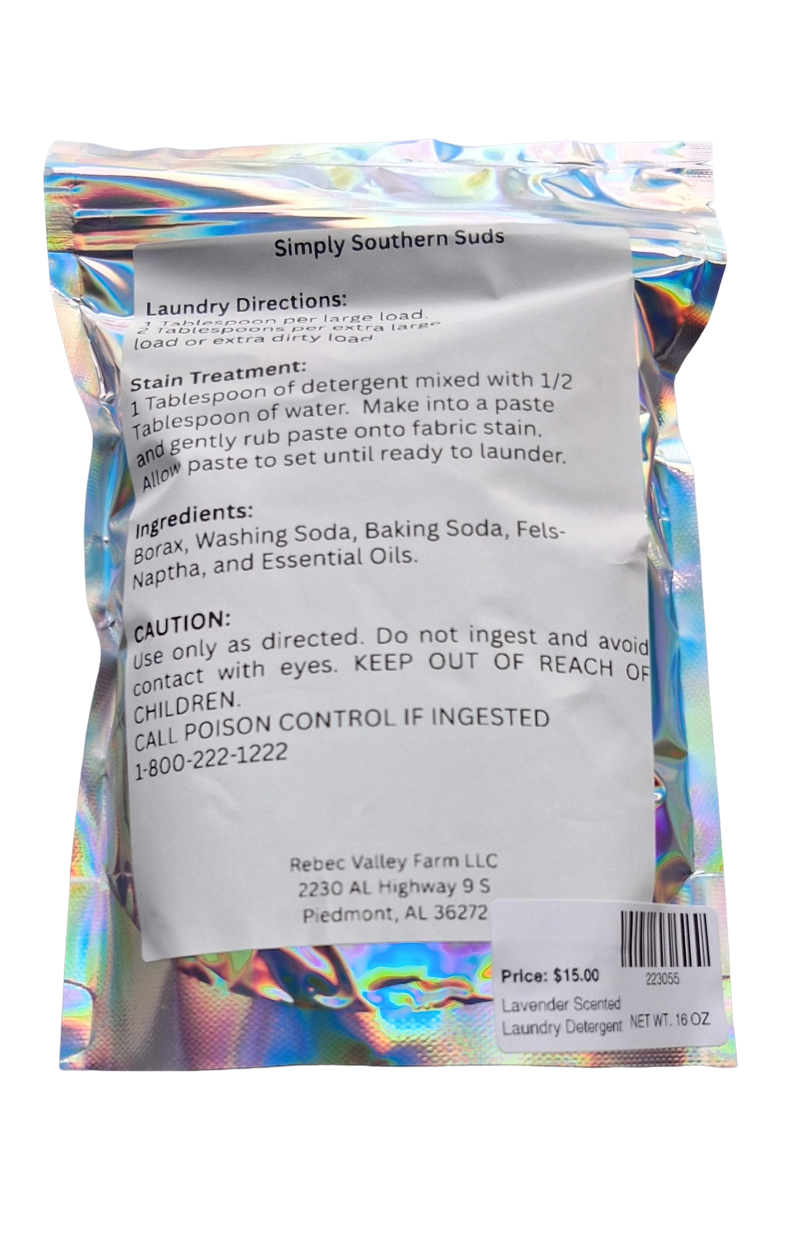 Simply Southern Suds Lavender Laundry Detergent - Image 2