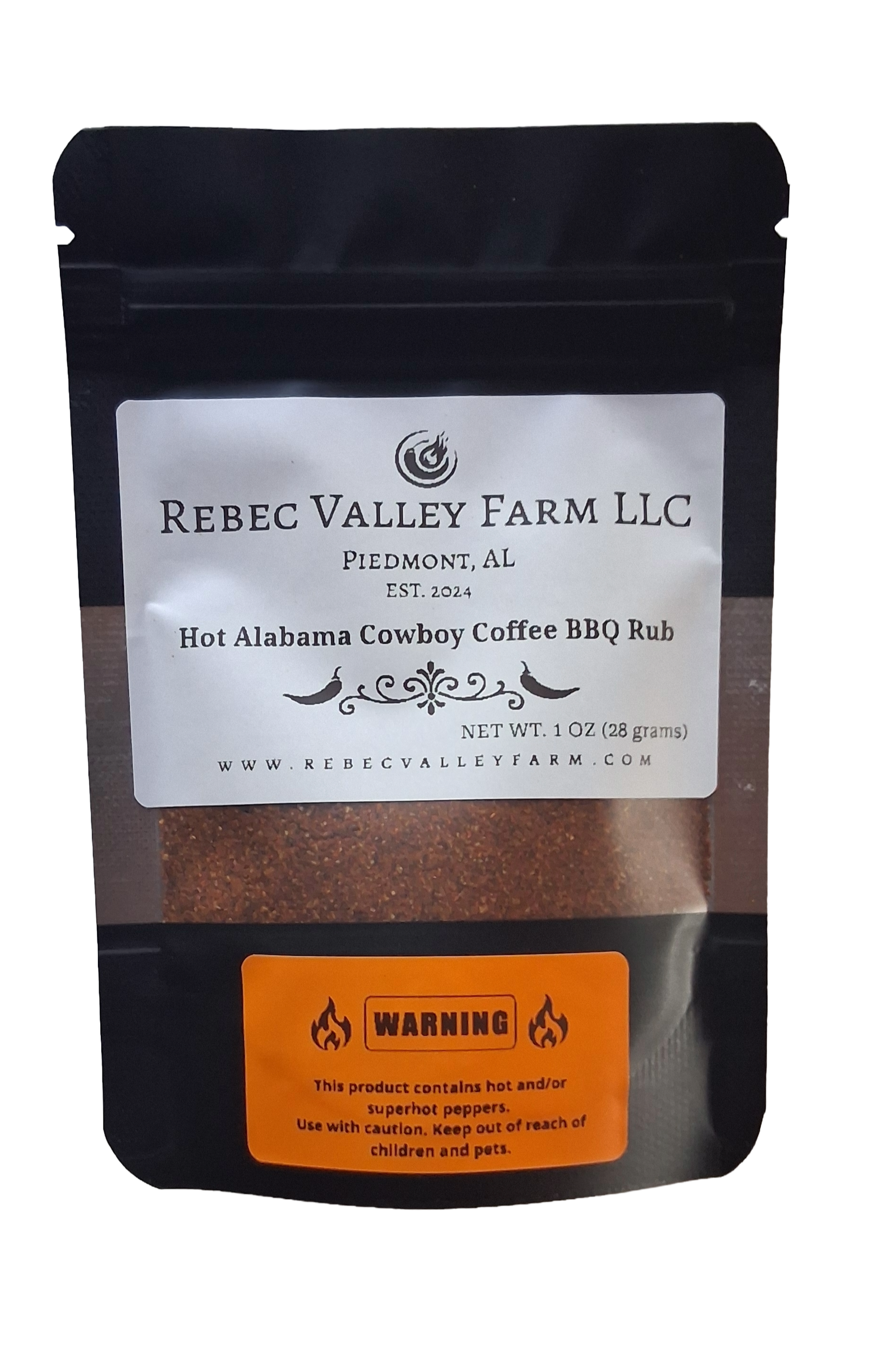 Hot Alabama Cowboy Coffee BBQ Rub